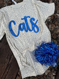 Kentucky Cats Sequin Leopard Tee