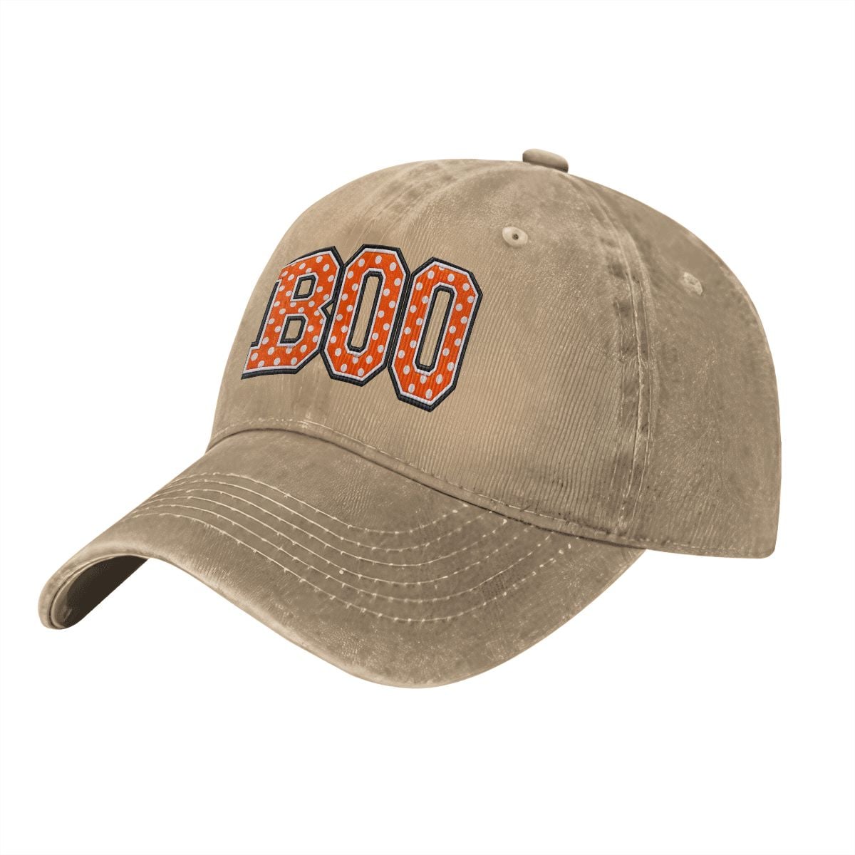 Polka Dot BOO Vintage Wash Hat