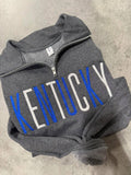 Embroidered Kentucky Quarter-Zip Sweatshirt