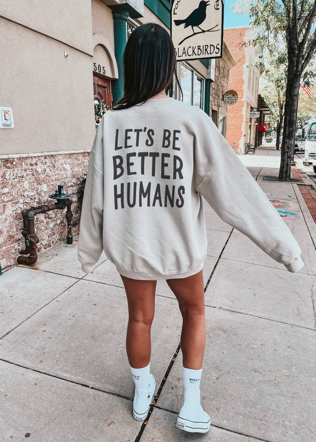 Let’s Be Better Humans Sweatshirt
