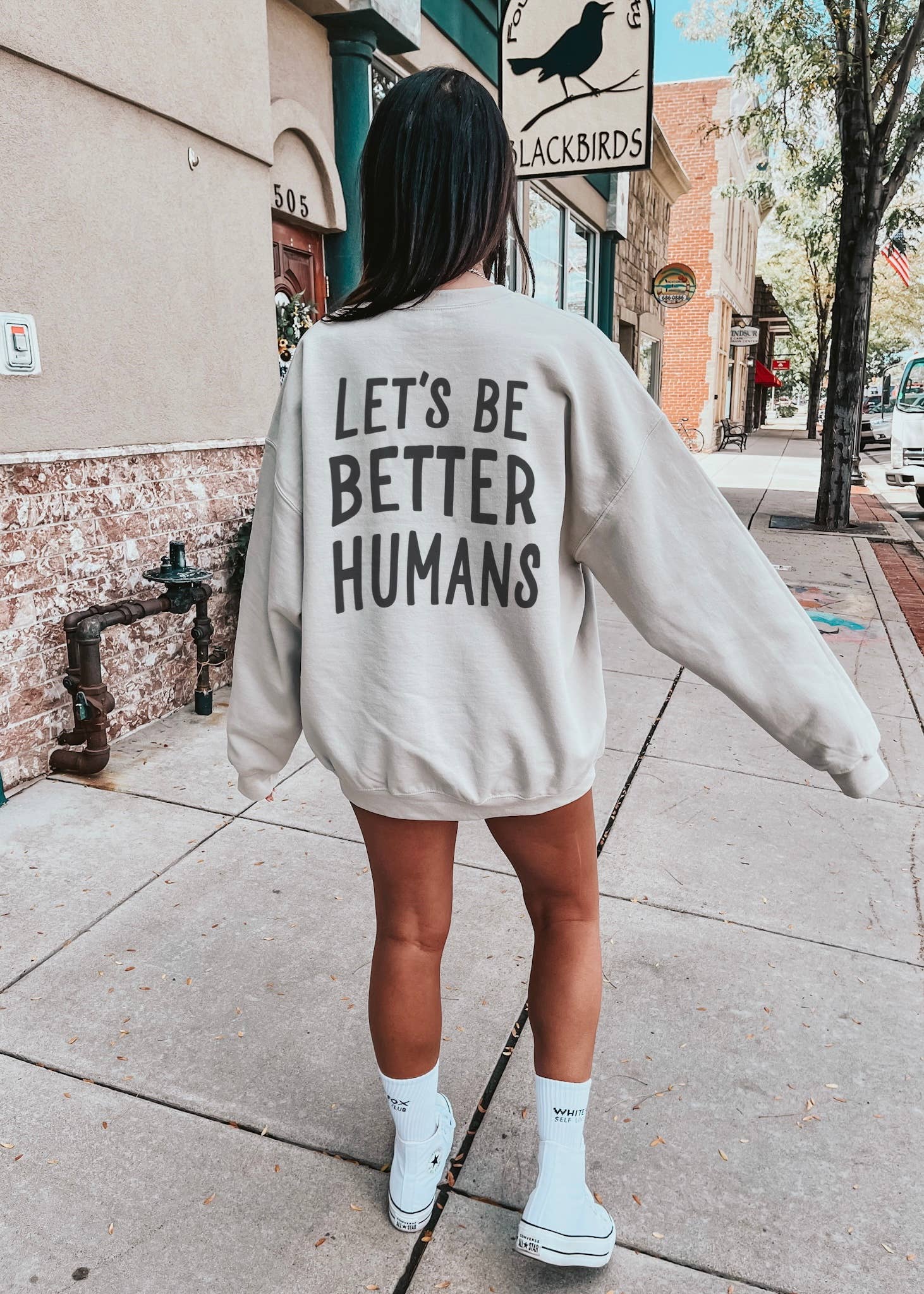 Let’s Be Better Humans Sweatshirt