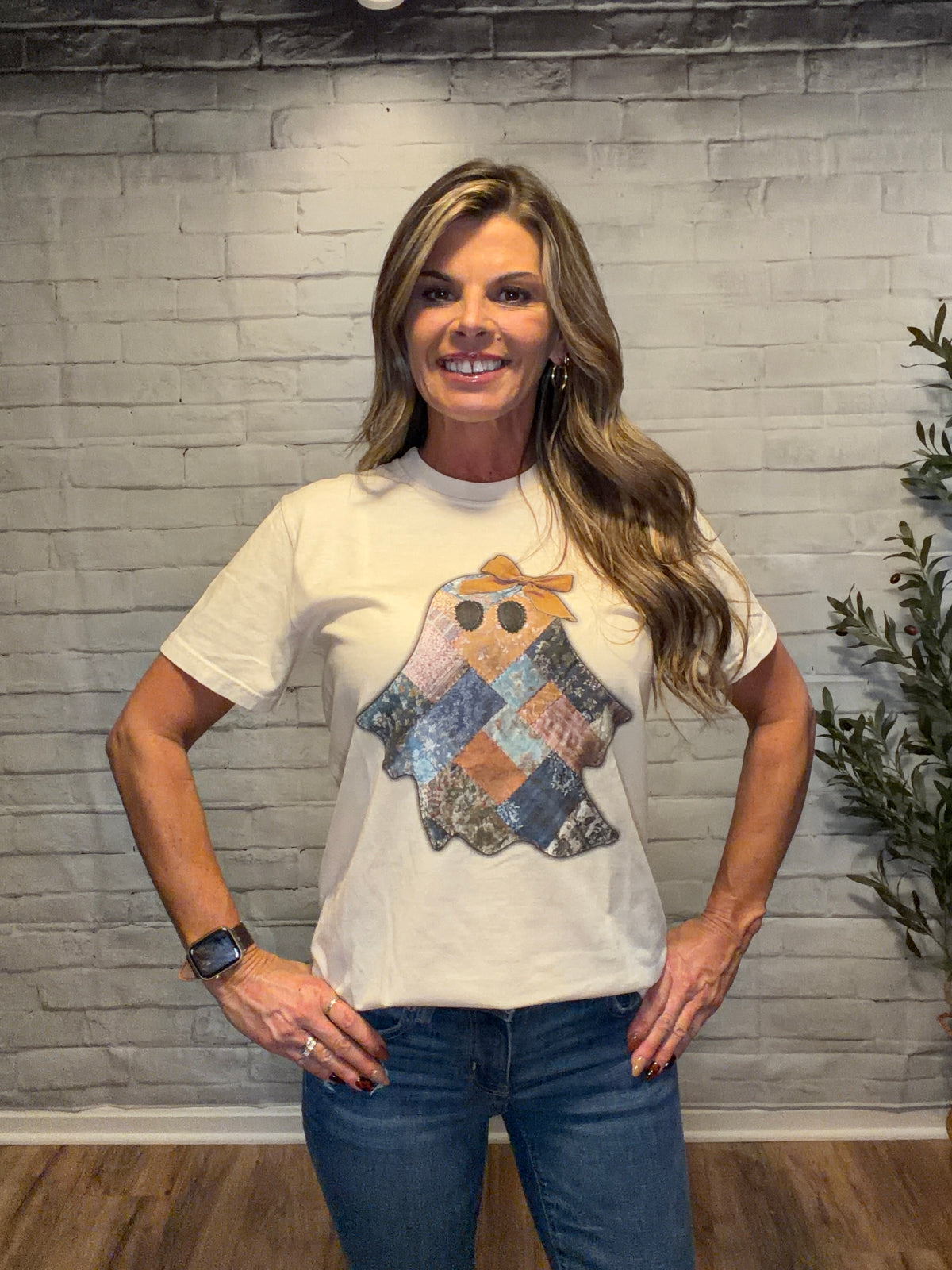 Preppy Floral Ghost T-Shirt